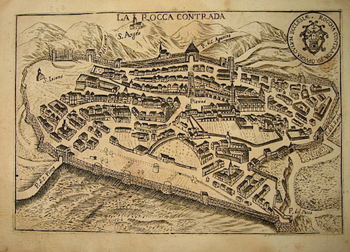Bertelli Pietro (1571-1621) La Rocca Contrada 1629 Padova 